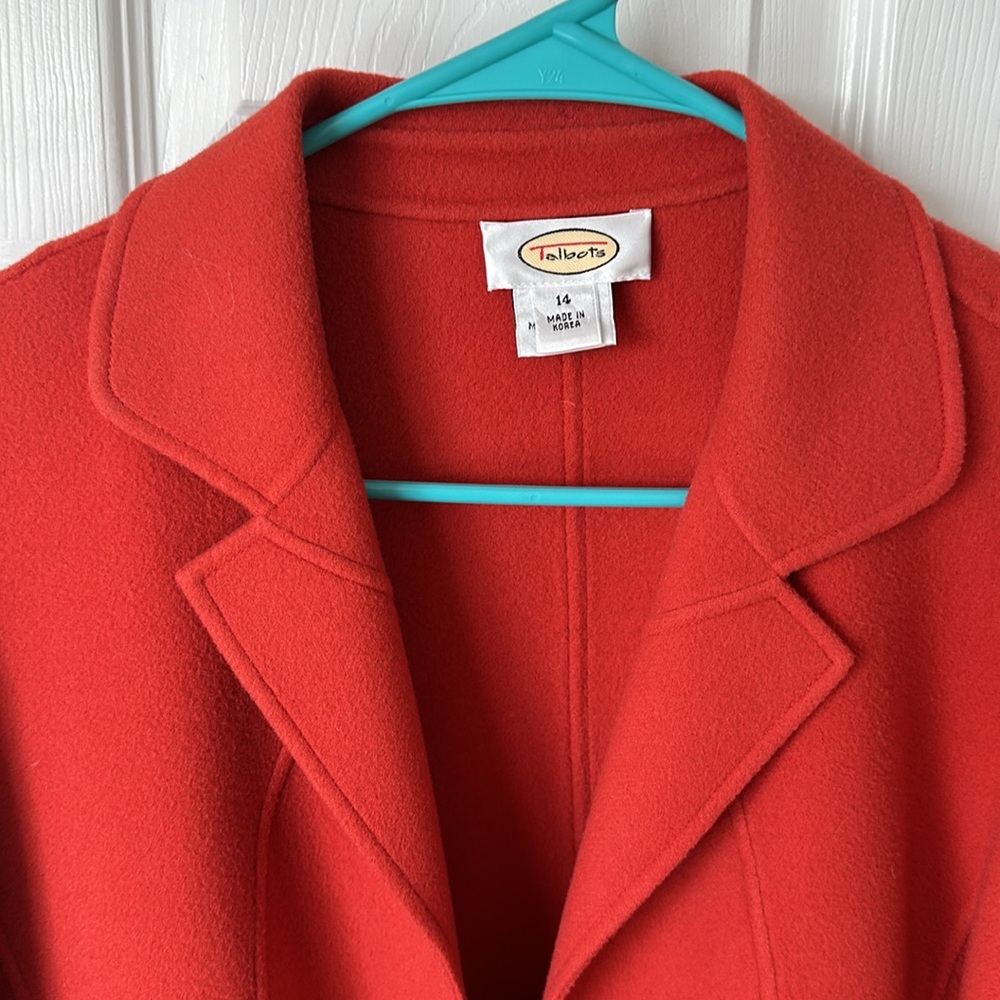 Talbot’s 100% Wool Loose Construct Blazer - image 2